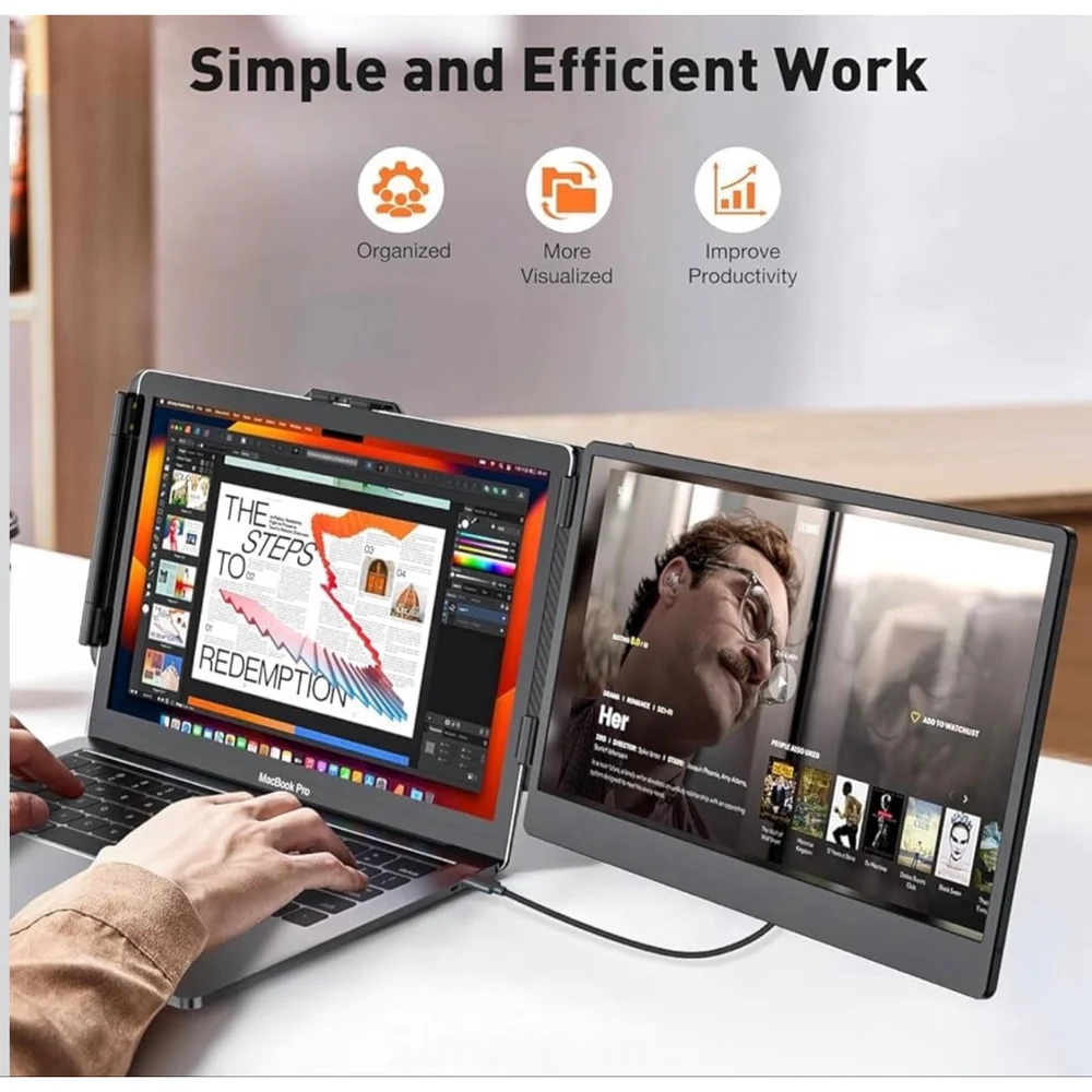Lapto screen extender monitor